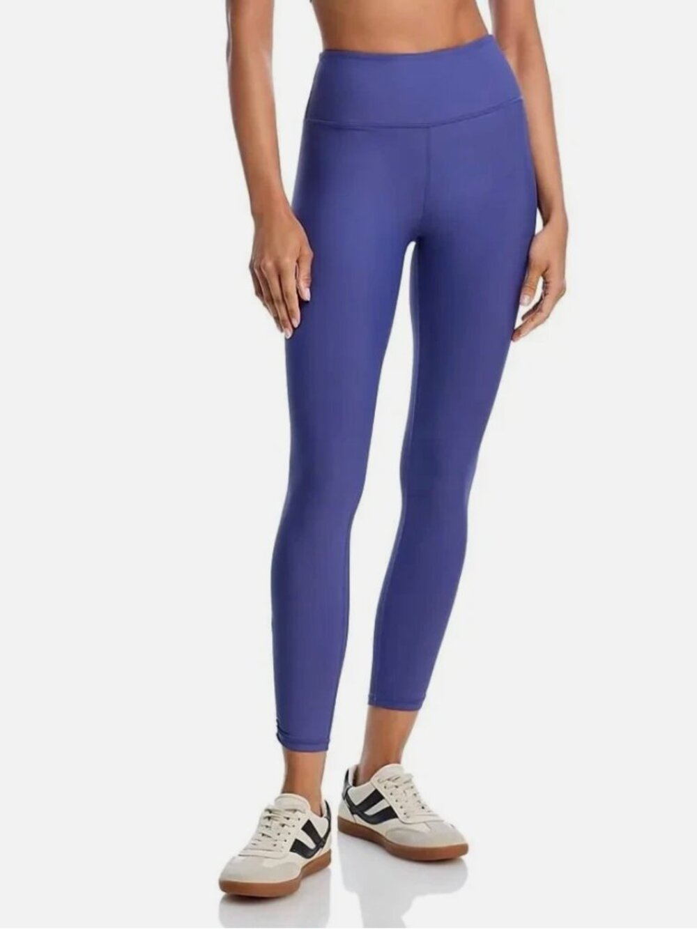 Aqua Athletic Shirred Ankle 7/8 Leggings XL ~ MSRP $78